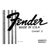 Fender Champ II Amplifier manual cover