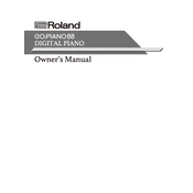 Roland GO Piano88 manual cover