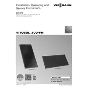 Viessmann Vitosol 200-FM SH Solar Panel manual cover