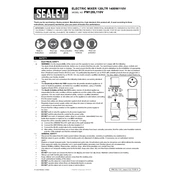 Sealey PM120L110V Mixer manual cover