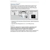 Acura ILX Maintenance Minder 2020 Sedan manual cover