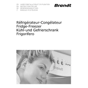 Brandt C31715 Refrigerator manual cover