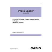 Casio PHoto Loader Ver.3.0 Software manual cover