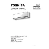 Toshiba RAS-07J2KVSG-E Air Conditioner manual cover