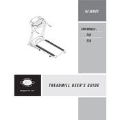 Horizon Fitness T50 2006 Treadmill manual cover