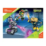 Mega Construx Mattel Raph Dimension X Battle DXY14 Construction Set manual cover