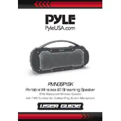 Pyle PMNGSP1BK Speaker manual cover