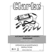 Clarke 6267025 CB09-12 Automatic Batter Charger manual cover