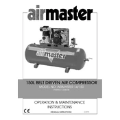 Clarke 2245308 Airmaster 14 150p Air Compressor manual cover