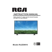 RCA RLED4910 TV manual cover