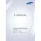 Samsung J4500 Series TV manual cover