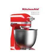 KitchenAid KSM3311XBM Mixer manual cover