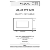 Vissani HVM1110B Microwave manual cover