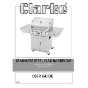 Clarke 6925310 SSBBQ4 Stainless Steel Gas Barbecue User manual cover