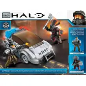 Mega Bloks Mattel Halo Police Cruiser Standoff CYY42 Construction Set manual cover