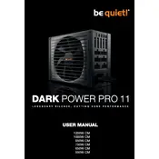 be quiet! Dark Power Pro 11 1000W Power Supply manual cover