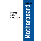 ASUS ProArt B650-CREATOR Motherboard manual cover