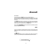 Brandt ETE6110K Dryer manual cover