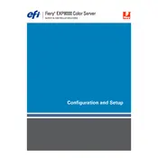 Xerox Efi Fiery EXP8000 Server manual cover