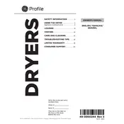 GE PTD60EBPRDG Dryer