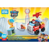 Mega Bloks Mattel PAW Patrol Fire Rescue GYJ01 Construction Set manual cover