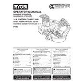 Ryobi P590 Saw manual cover