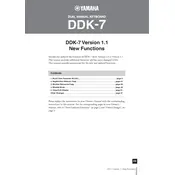 Yamaha DDK-7 Keyboard
