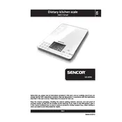 Sencor SKS 6000 Scale manual cover