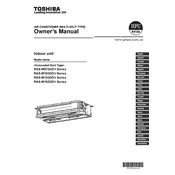 Toshiba RAS-M07G3DV Air Conditioner manual cover