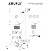 Shure UHF Antenna manual cover