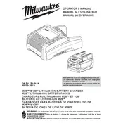 Milwaukee M28 48-59-2819 Charger manual cover