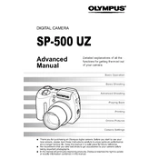 Olympus SP-500UZ manual cover