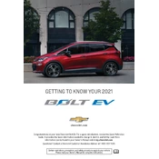 Chevrolet Bolt EV 2021 manual cover