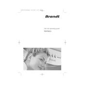 Brandt TE578XC1 Hob manual cover