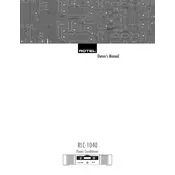 Rotel RLC-1040 Power Conditioner manual cover