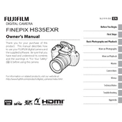 Fujifilm FinePix HS35EXR Camera manual cover