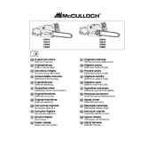 McCulloch ES516 manual cover