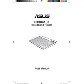 ASUS RX3041 B Router manual cover