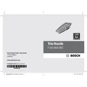 Bosch Trio Nozzle Accessory manual cover