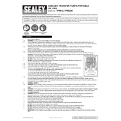 Sealey TP9912 Pump manual cover