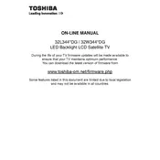 Toshiba 32L3441DG TV manual cover