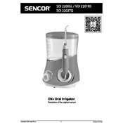 Sencor SOI 2200SL Toothbrush manual cover