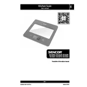 Sencor SKS 5030WH Scale manual cover