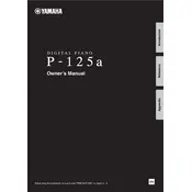 Yamaha P-125a Piano