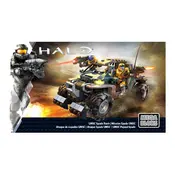 Mega Construx Mattel Halo UNSC Spade Rush DPW93 Construction Set manual cover