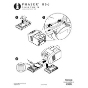 Xerox Tektronix Phaser 860 Installing Legal-Size Paper Tray Printer manual cover