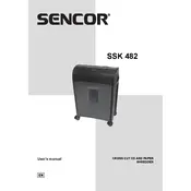 Sencor SSK 482 Shredder manual cover