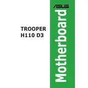 ASUS TROOPER H110 D3 Motherboard manual cover