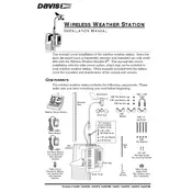 Davis 7425W Weather Station manual cover