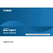 Yamaha RX-V871 Receiver